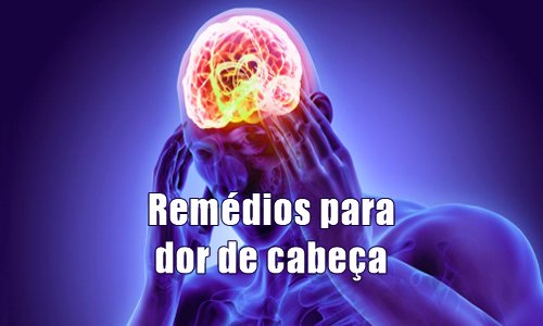 remédios para dor de cabeça