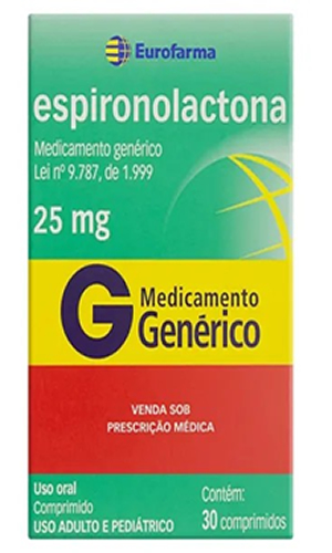 Espironolactona 25 mg, 50 mg, 100 mg: para que serve