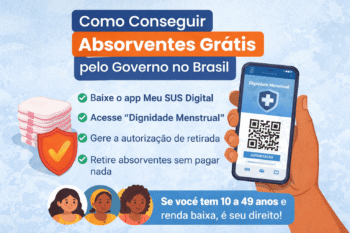 Como Conseguir Absorventes Grátis pelo Governo no Brasil